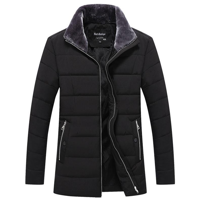 裏起毛コート メンズブルゾン 中綿入れ 中年 防寒 保温 ウィンタージャケット 厚い 綿服 暖か 冬服 ポケット付き 通勤通学 キャンプ｜Dusky Rose （ヘアケア・サプリ）