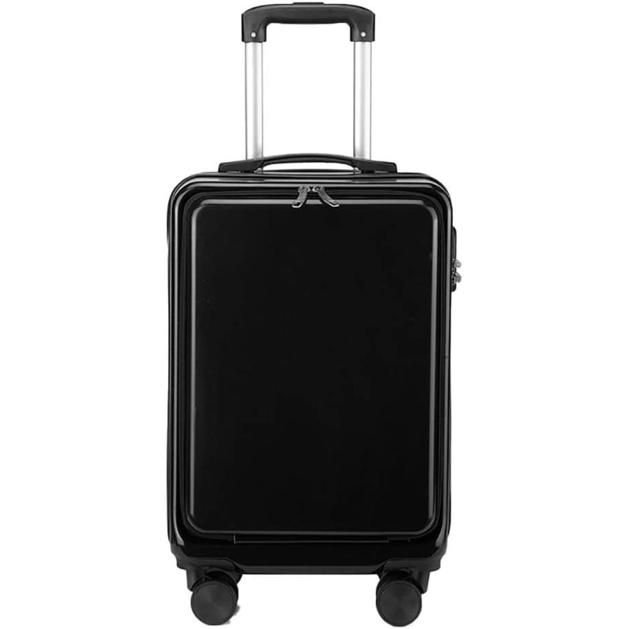 旅行バッグ 向こう正面開けはなし 機内持込 向こう正面隠し 超軽さ チャック キャリーバッグ とっ始め開けはなし 多納める隠し 一般受け 静音