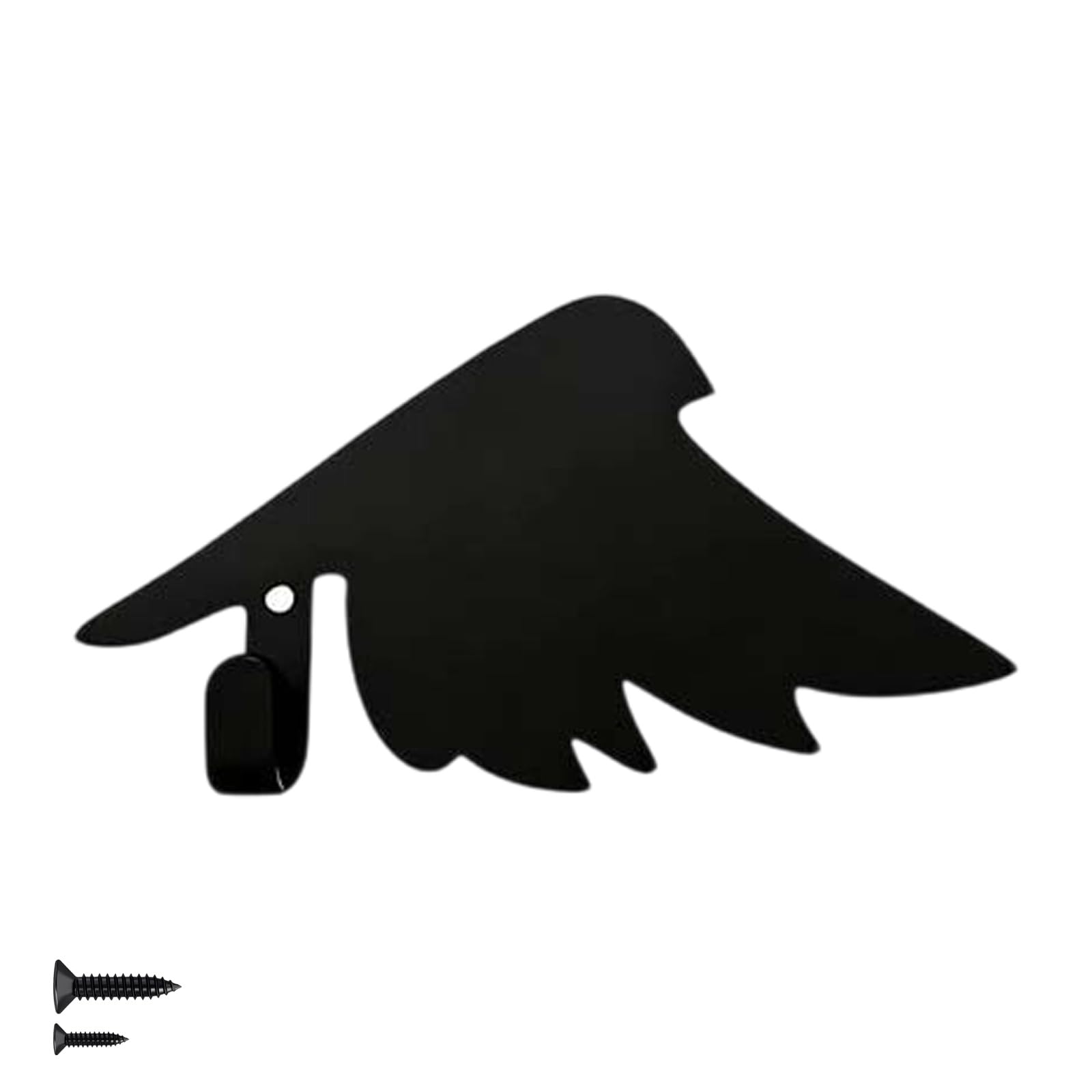 創造的な鳥の形の壁マウントフックバッグアクセサリーの取り片付けるに至適フライングバードデザインメタルフックジャケットかぶり笠家のかざり付ける