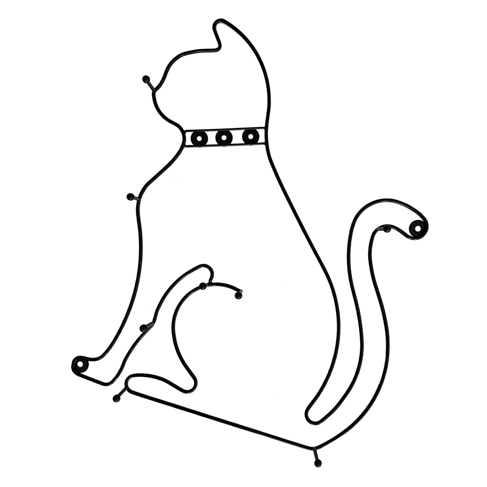 ポンチ絵の猫がその人の特徴的な部屋の入り口臥し所を取り片付けるする利得の実用的な鉄の壁引っ掛かり 役立つこと的で分かりやすいなかざり付ける ポンチ絵の猫がその人の特徴的な部屋の入り口臥し所を取り片付けるする利得の実用的な鉄の壁引っ掛かり