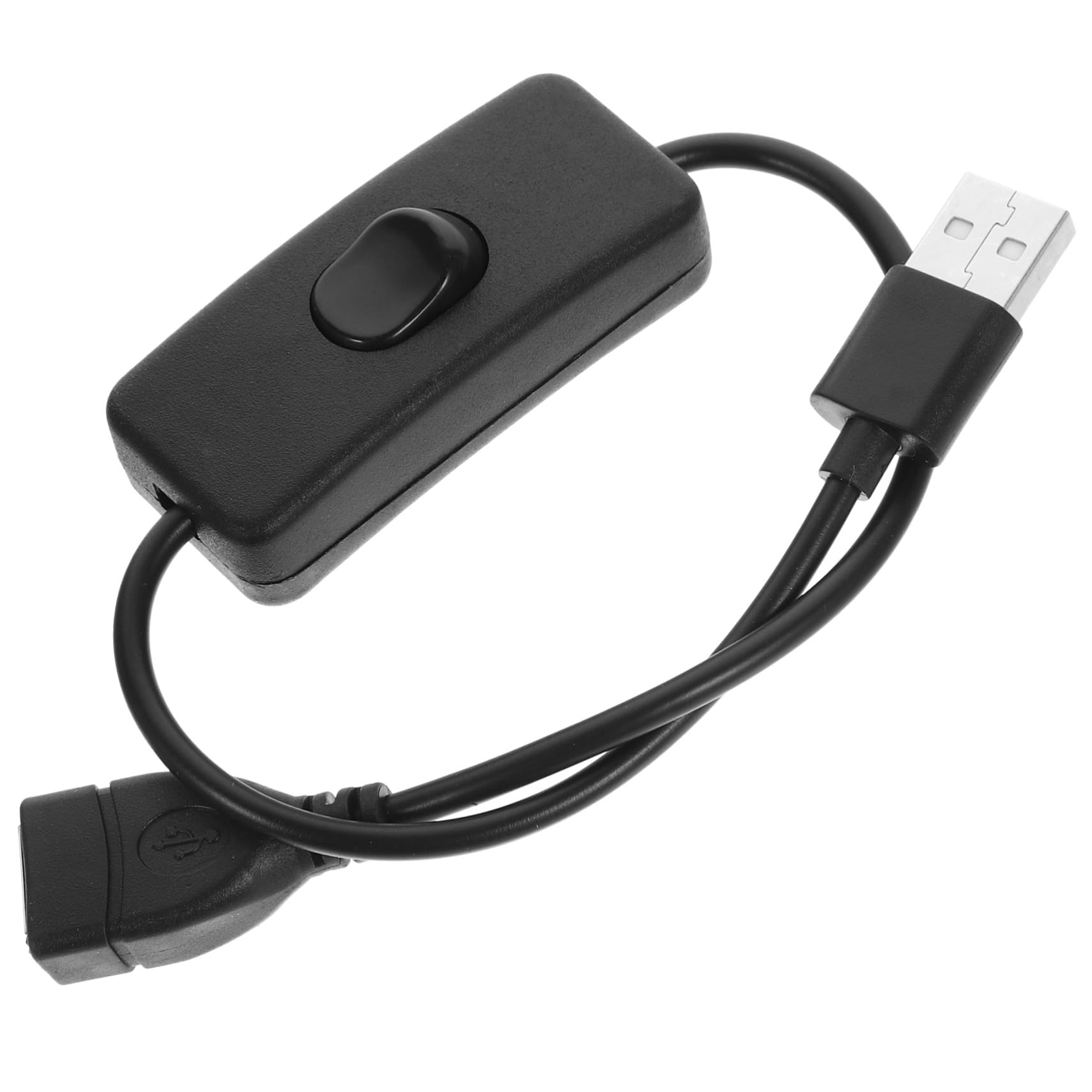 USBスイッチャー付き電源コード 延長ケーブル USBボタン搭載 ブラック ブックライト用 スイッチ充電器コード 寮 オフィス ホテル向け 4個セット|Dusky Rose (ヘアケア・サプリ)