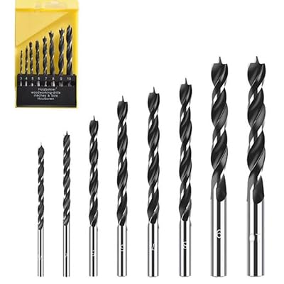8本 ドリル用ドリル 木工ドリル 木工用ドリル 穴あけドリルビット 3mm 4mm 5mm 6mm 7mm 8mm 9mm 10mm