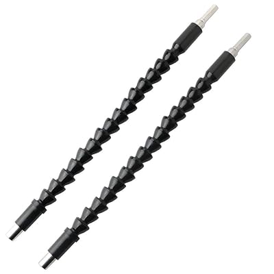 フレキシブルシャフト電動六角ドライバードリルビット接続工具ネジ締めドリルスリーブ 295MM（2PCS)
