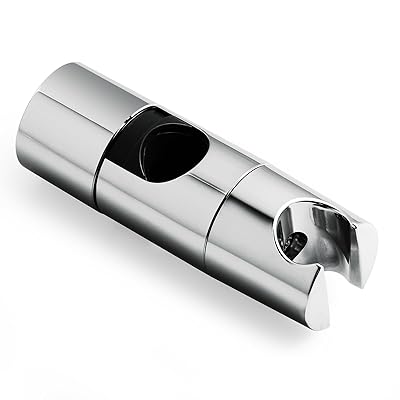 シャワーフック φ19mm-25mmスライドバー対応 スライドバー用シャワーフック シャワーヘッドホルダー修理交換用 高さ自在調整 シャワーヘッド角度45°調整可能 後付け可能 工具不要 取付簡単