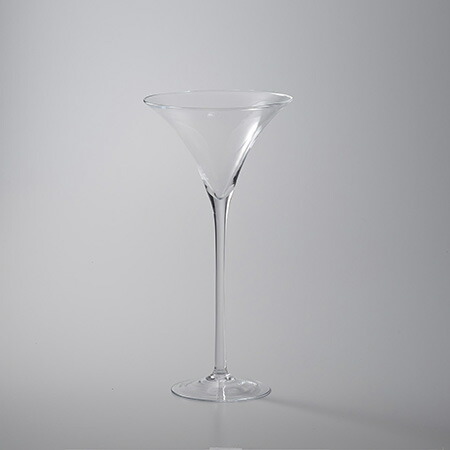 クレイ/Glass Cocktail　CLEAR/778-761-000【01】 花器、リース 花器・花瓶 ガラス花器フラワーべース 資材 可愛い おしゃれ 春 夏 イースター クリスマス ハロウィン 成人式 バラの日