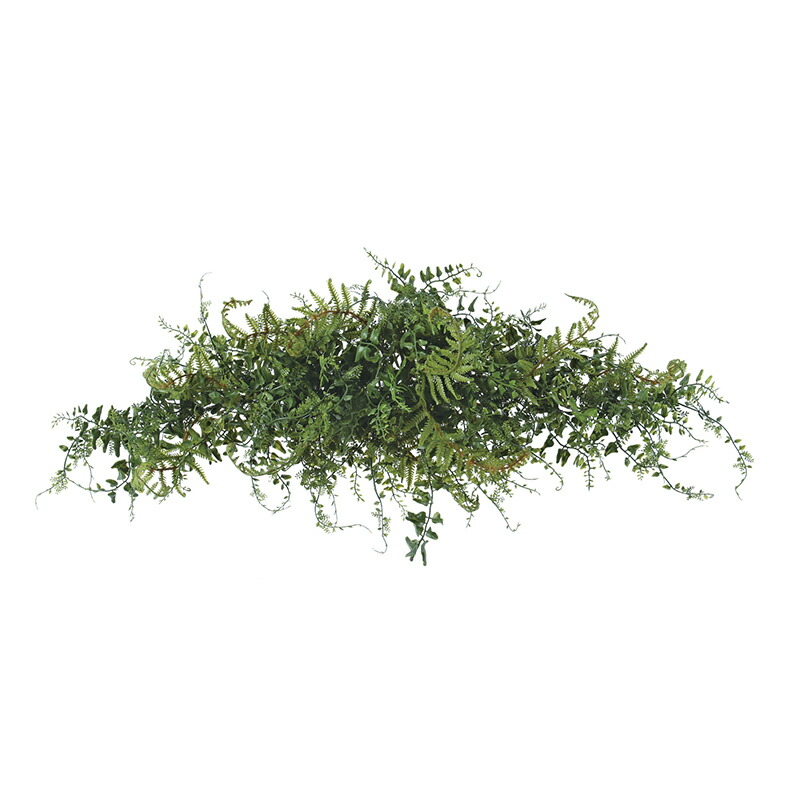 【【造花】アスカ/ミックスファーンスワッグ グリ-ン/A-42383-051A【01】【取寄】 造花（アーティフィシャルフラワー） 造花葉物、 フェイクグリーン ファーン 花材通販はなどんやアソシエ