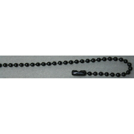 NBK日本紐釦貿易/カラーボールチェーン 2.4mm×15cm ブラック （100本入）/NS297-100【10】 手芸用品 アクセサリー ストラップ・キーホルダーハンドメイド材料 クラフト素材