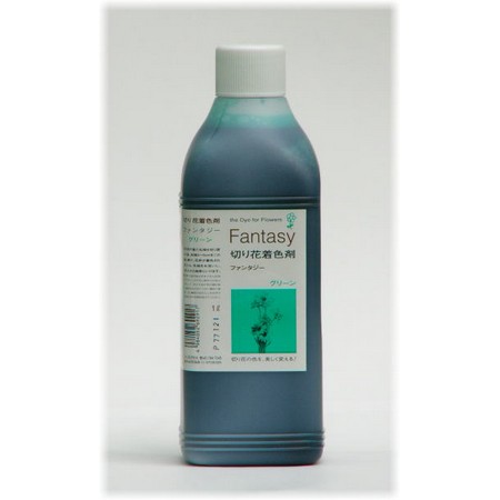 パレス化学/ファンタジー 1L グリーン/【10】 花資材・フローリスト道具 生け花・生花 道具 切花着色剤画像