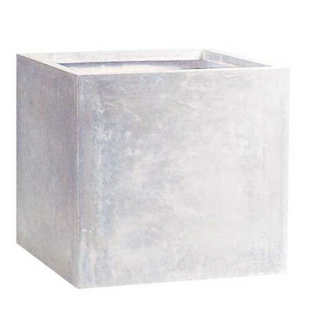 【直送】クレイ/TERRA-MENT_Cube 43 WHITE/910-103-101【01】 ガーデニング・園芸用品 植木鉢・フラワーポット グラスファイバー鉢 庭 グッズ 資材 家庭菜園 観葉植物 おしゃれ かわいい イースター ハロウィン