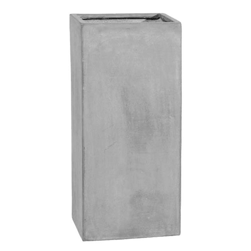 【直送】クレイ/TERRA-MENT_Tall Cube 70 LIGHT GRAY/910-108-181【01】 ガーデニング・園芸用品 植木鉢・フラワーポット グラスファイバー鉢 庭 グッズ 資材 家庭菜園 観葉植物 おしゃれ かわいい イースター ハロウィン