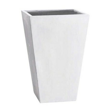 【直送】クレイ/TERRA-MENT_Tall Square 61 WHITE/910-128-101【01】 ガーデニング・園芸用品 植木鉢・フラワーポット グラスファイバー鉢 庭 グッズ 資材 家庭菜園 観葉植物 おしゃれ かわいい イースター ハロウィン