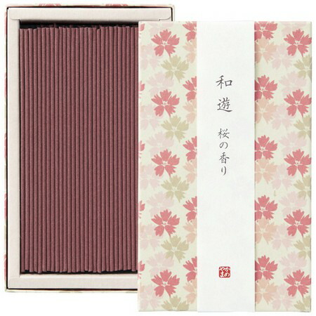 カメヤマ/和遊 桜の香り 平箱/I2012-02-01【07】[5箱] キャンドル、アロマ アロマ アロマ雑貨 インテリア フレグランス おしゃれ かわいい お供え さくらの日
