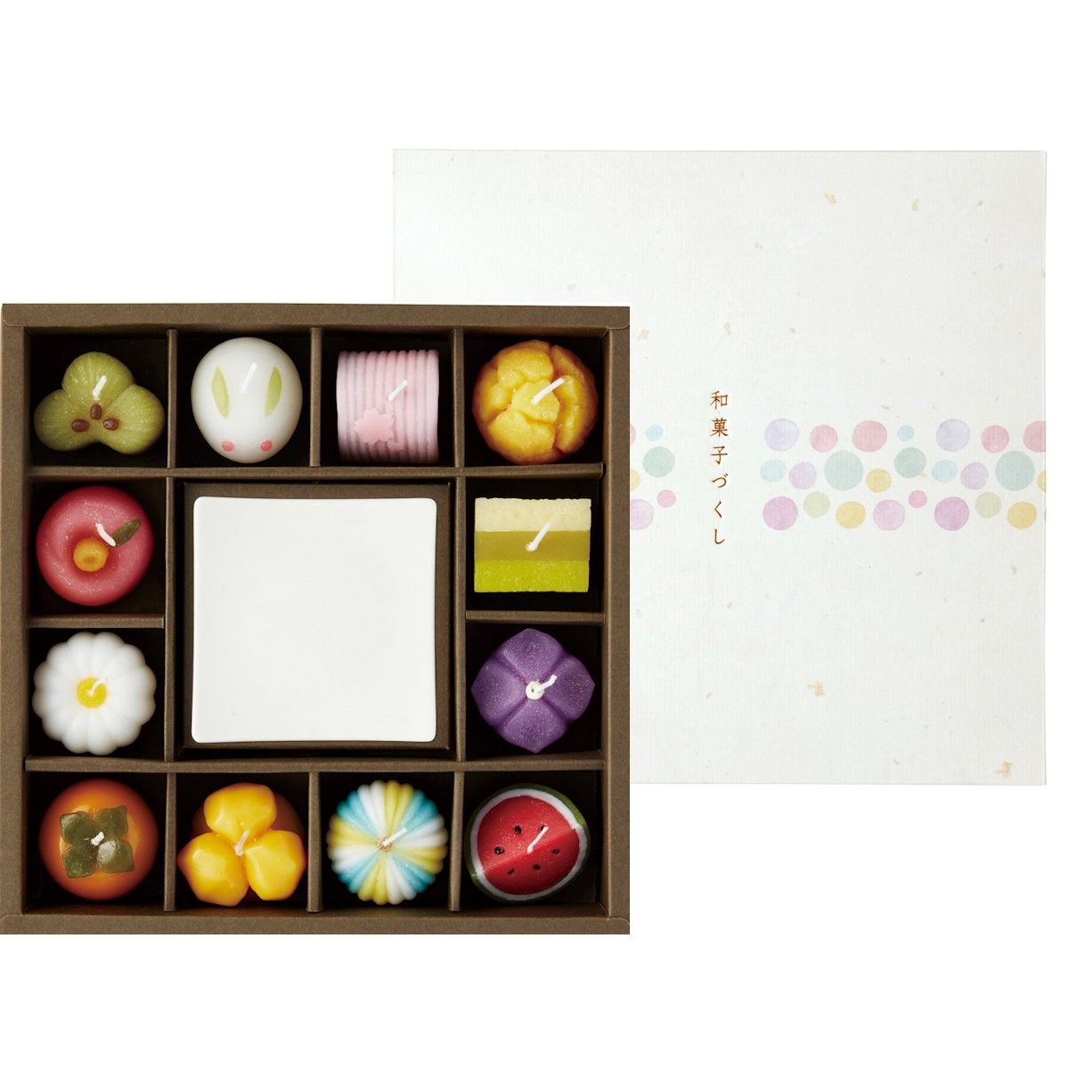 カメヤマ/和菓子づくしギフトセット/T9626-00-00【07】[2個] キャンドル、アロマ キャンドル・ロウソク モチーフキャンドル インテリア おしゃれ かわいい フラワー ギフト 秋 お供え クリスマス ハロウィン さくらの日