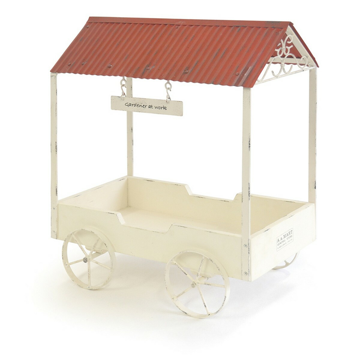 Azi Azi 屋根馬車プランター L Az 1434 01 取寄 ガーデニングつかい道気品 プランター アイアン ブリキ 手作り 種 Cjprimarycares Com