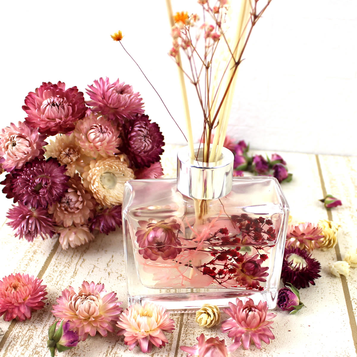 楽天市場 即日 Flowrand ハーバリウム用フレグランスオイル ダマスクローズ 30mlリードディフューザー ハーバリウムディフューザー材料 手作り 材料 花材通販はなどんやアソシエ