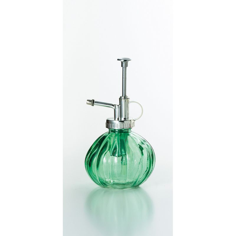 エイチツーオー ガラス霧吹き パステルグリーン H1656 6個 花資材 道具 生花用資材 水差し スプレー 新作続