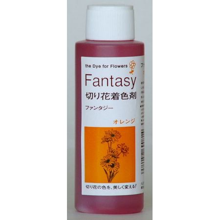 パレス化学/ファンタジー 100ml オレンジ/1520207【01】 花資材・フローリスト道具 生け花・生花 道具 切花着色剤画像
