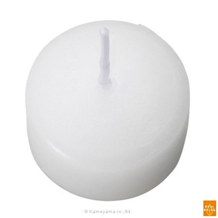 カメヤマ/ハッピープール ホワイト/B7280-00-10【07】[125個] キャンドル、アロマ キャンドル・ロウソク フローティングキャンドル インテリア おしゃれ かわいい フラワー ギフト 水に浮かぶ 水に浮かべる 夏 お供え イースター クリスマス