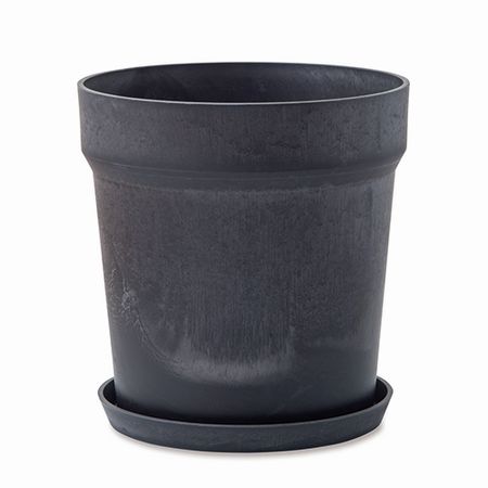 POSH LIVING/アーバンプランツポット ソリッド チャコール/81054【07】 ガーデニング・園芸用品 植木鉢・フラワーポット プラスチック鉢 庭 グッズ 資材 家庭菜園 観葉植物 おしゃれ かわいい 母の日