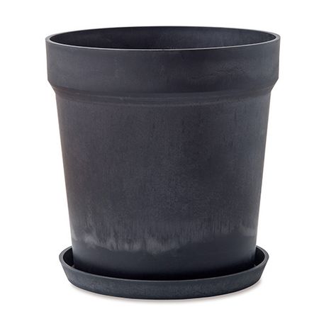 POSH LIVING/アーバンプランツポット ソリッド チャコール/81064【07】 ガーデニング・園芸用品 植木鉢・フラワーポット プラスチック鉢 庭 グッズ 資材 家庭菜園 観葉植物 おしゃれ かわいい 母の日