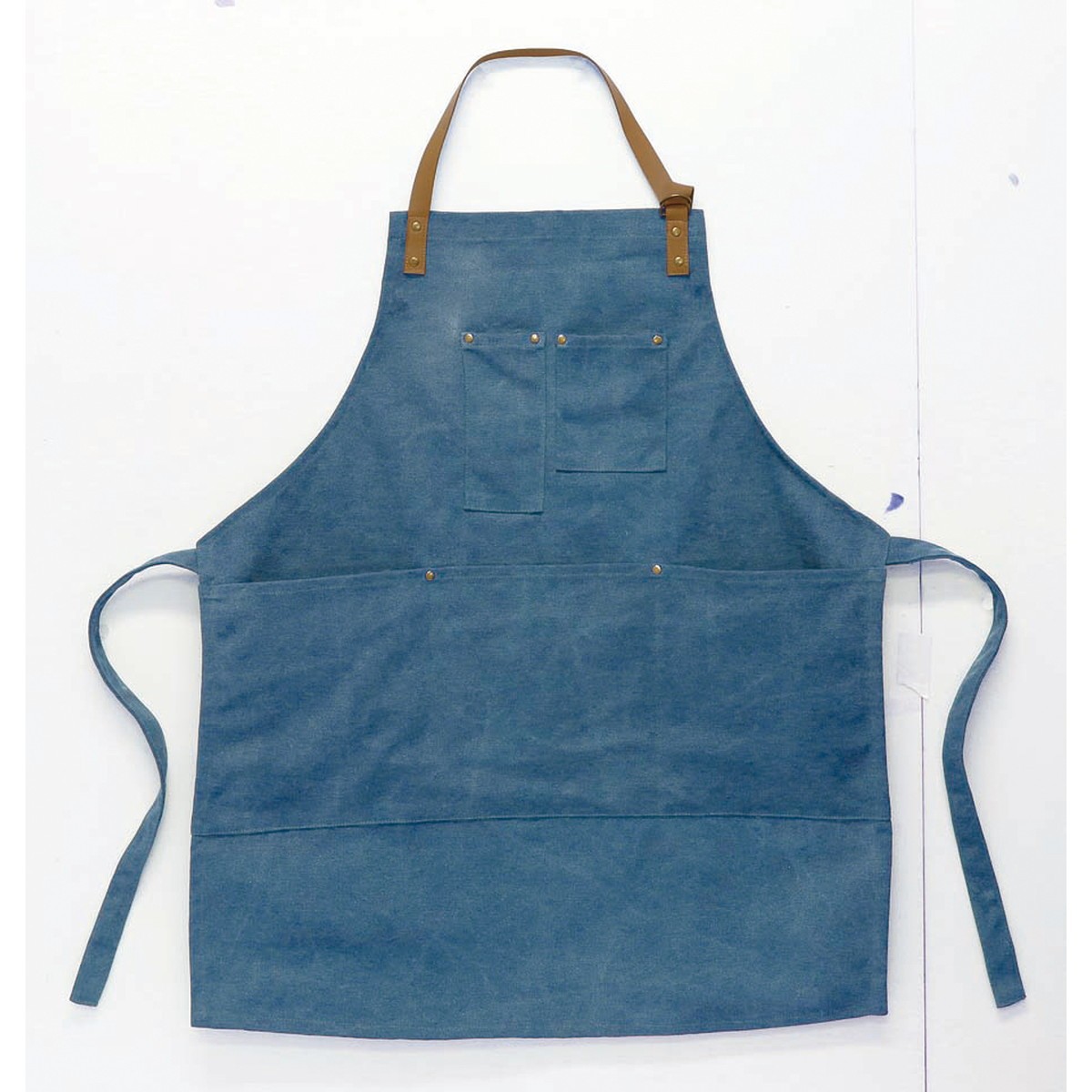 丸和貿易 キャンバスエプロンｏｚ ブルー ガーデニング用品 取寄 07