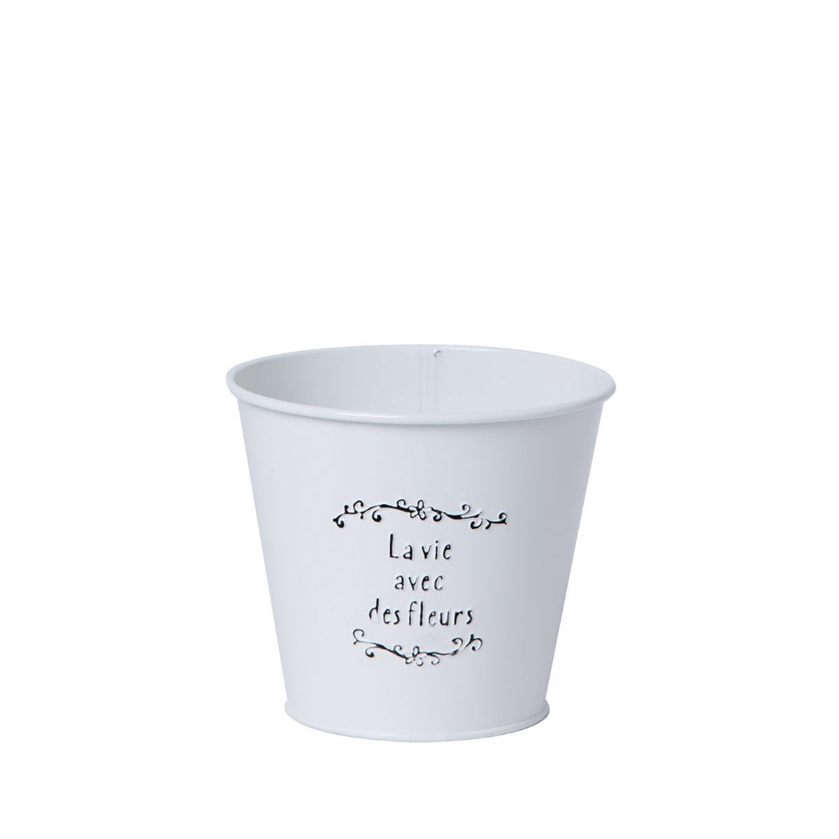 HillTop/カラーブリキ/SQ35W【01】[10個] 花器、リース 花器・花瓶 ブリキ・アイアンフラワーべース 資材 可愛い おしゃれ 春 夏 お供え お月見 お正月 イースター クリスマス ハロウィン 敬老の日 母の日 雛祭り バラの日