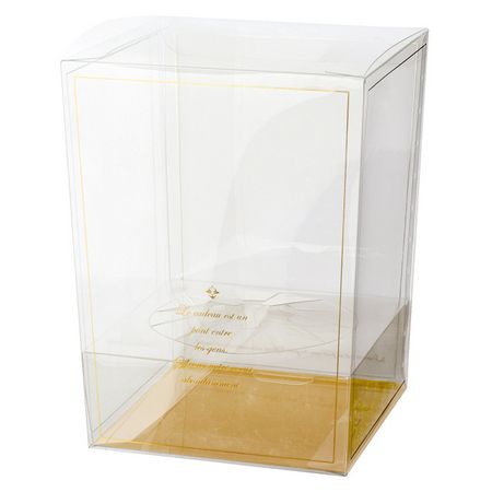 HEADS/エレガントフラワークリアＢＯＸ－Ｍ／スタンド付（10枚）/EGS-FBM【01】 ラッピング用品 、梱包資材 ラッピング箱・ギフトボックス クリアケース(ボックス) クリアボックス 透明 透明ケース 透明ボックス ギフトボックス PVC PET