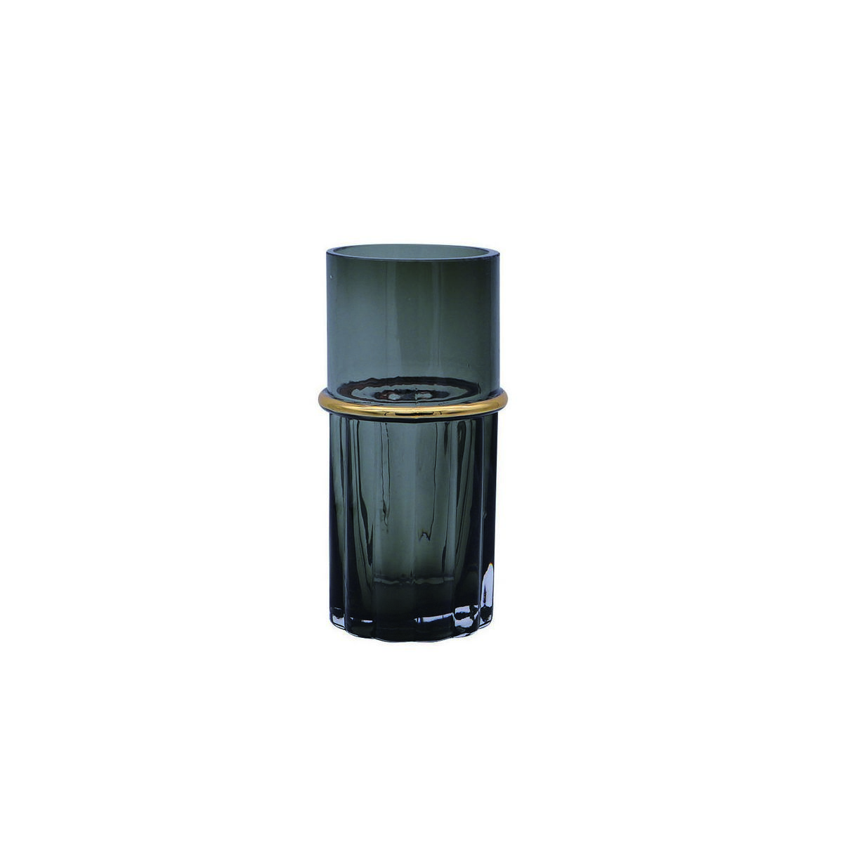 DELLKI/オウロフラワーベース Ａ－Ｓ－ＧＹ/VG01GY【07】[2個] 花器、リース 花器・花瓶 ガラス花器フラワーべース 資材 可愛い おしゃれ 春 夏 イースター クリスマス ハロウィン 成人式 バラの日