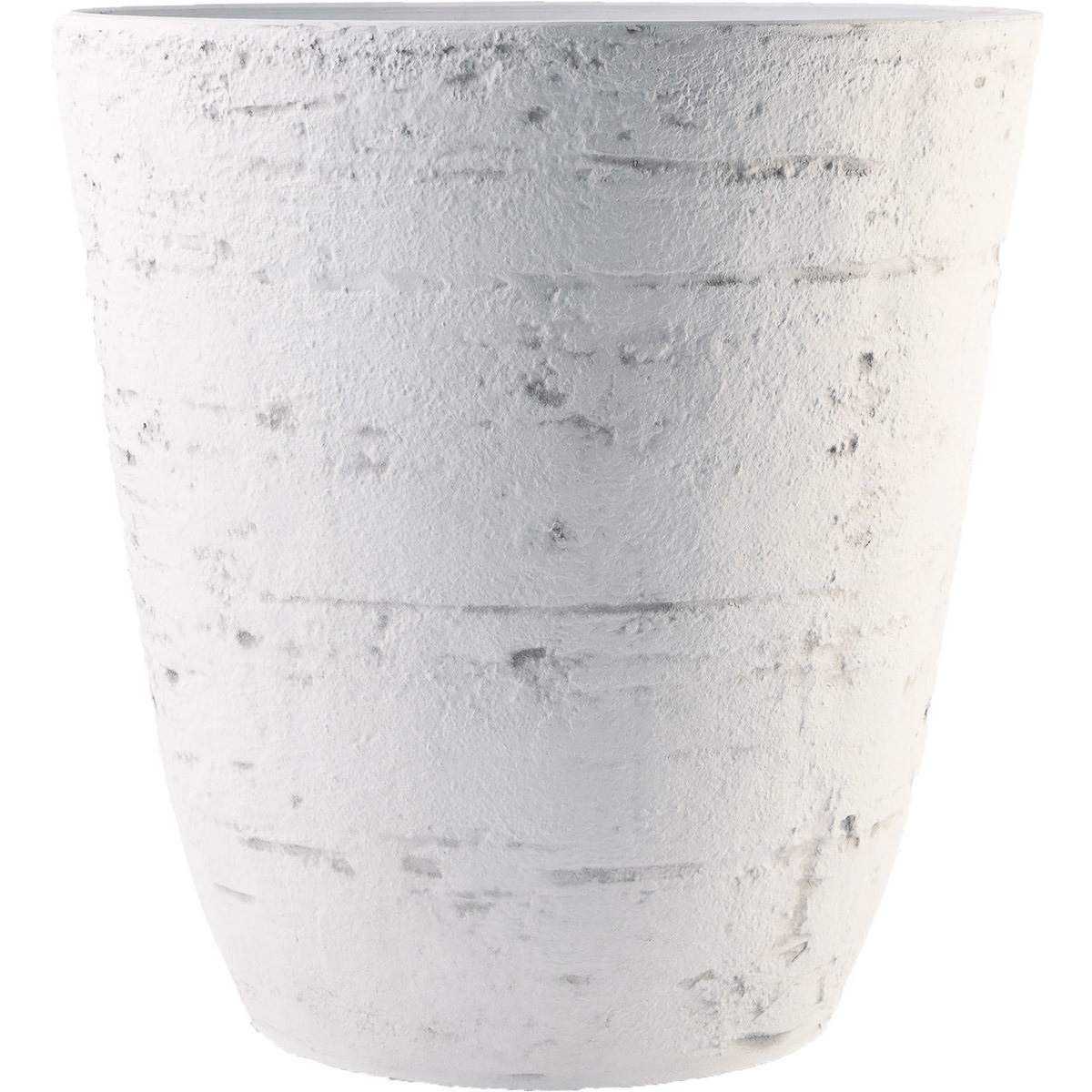 ホワイエ/FR円錐ポットホワイトストー/3A00091(L)【07】 ガーデニング・園芸用品 植木鉢・フラワーポット 合成樹脂鉢 庭 グッズ 資材 家庭菜園 観葉植物 おしゃれ かわいい イースター