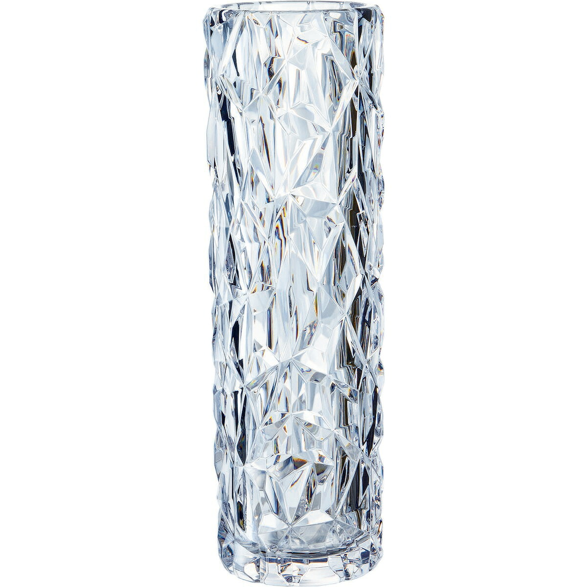 ホワイエ/割れないクリスタルＰＶ円柱クリスタφ12．5/2300072【07】 花器、リース 花器・花瓶 ポリカーボネートフラワーべース 資材 可愛い おしゃれ お供え クリスマス｜花材通販はなどんやアソシエ
