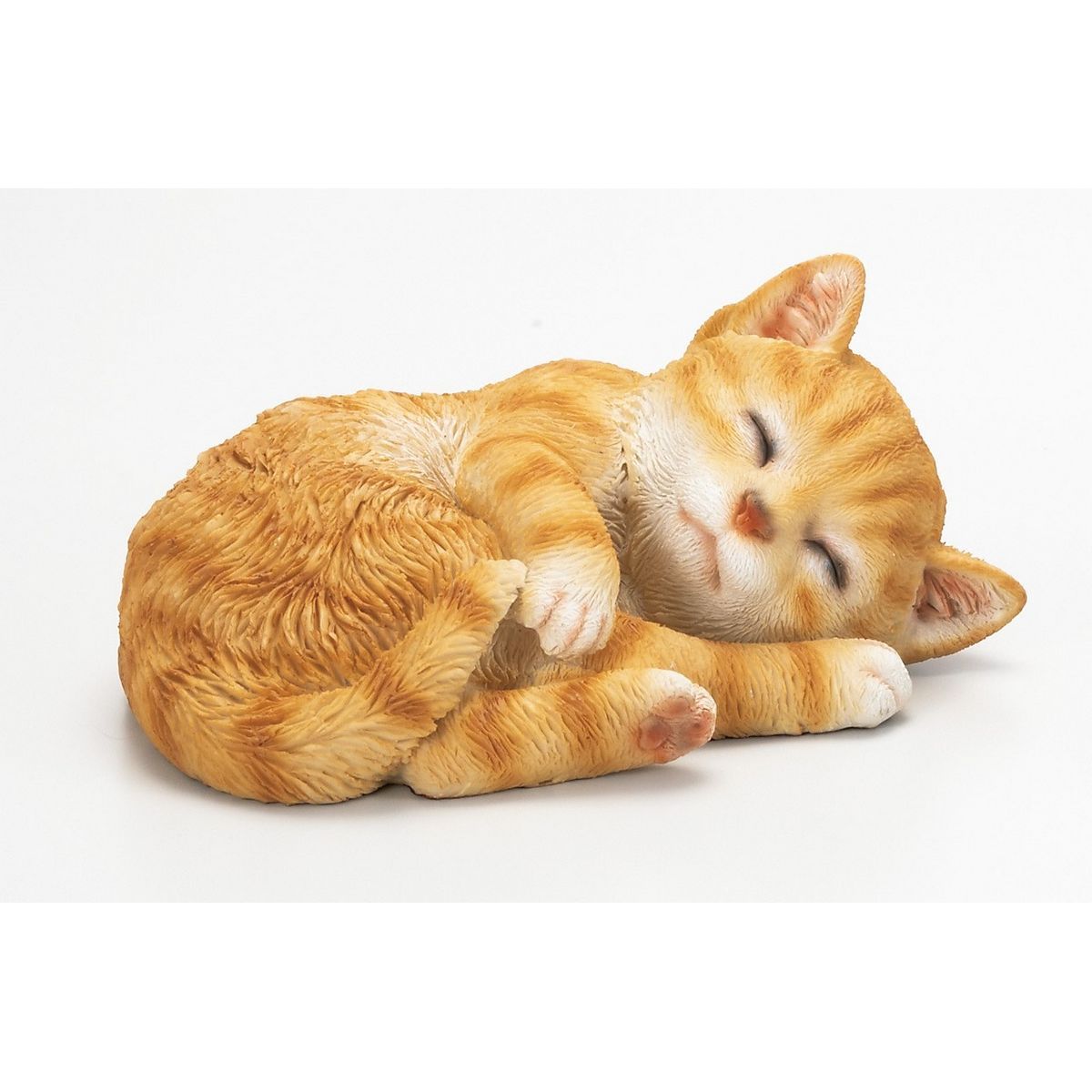 エイチツーオー/居眠り子猫 チャトラ/HT7373【01】[3個] ガーデニング・園芸用品 ガーデニング雑貨・オーナメント 置物・オーナメント 庭 グッズ 装飾 インテリア おしゃれ かわいい 小物 夏 こどもの日 秋 イースター クリスマス ハロウィン フラ