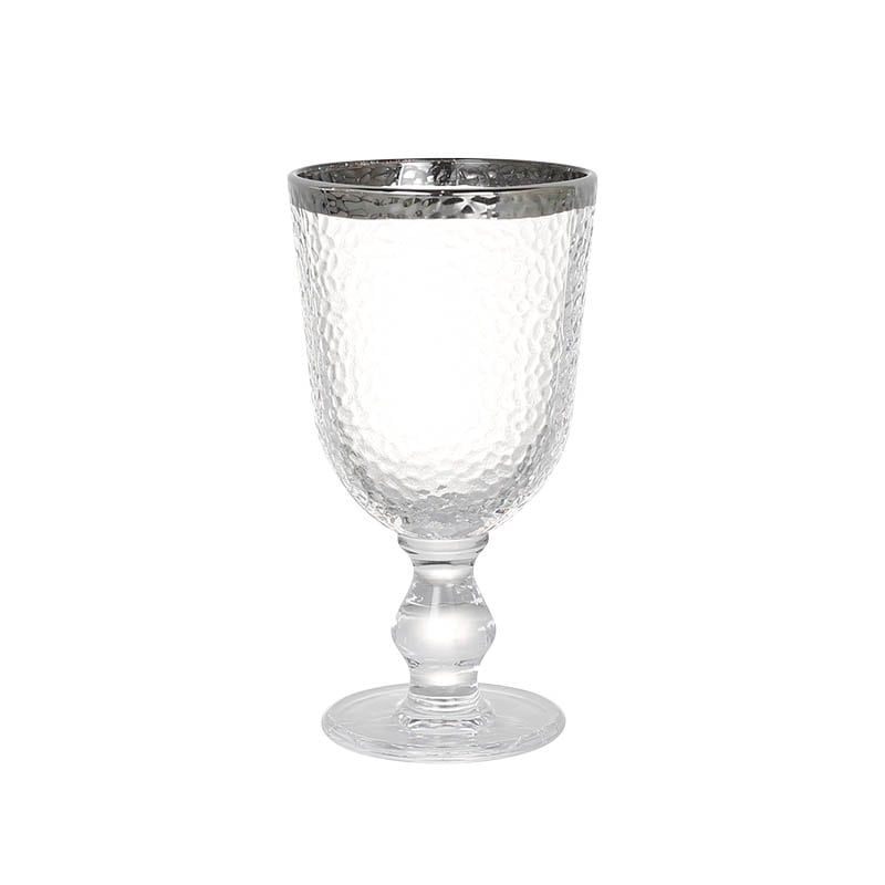 ダルトン/GLASS TABLEWARE OBO GOBLET PT RIM/M-0516PT【08】[4個] 店舗ディスプレイ・店内装飾 雑貨 キッチン用品 インテリア雑貨 飾り付け おしゃれ お正月 さくらの日 ハロウィン バラの日