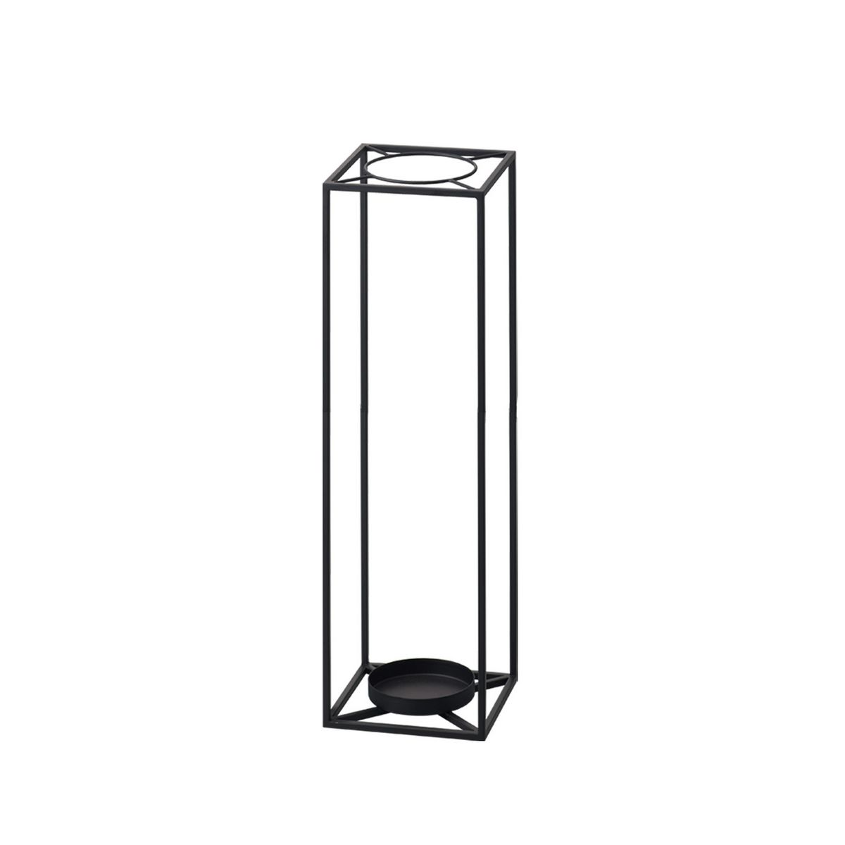 クレイ/Ｆｒａｍｅ ｆｏｒ Ｃｙｌｉｎｄｅｒ19□60Ｈ BLACK/530-051-802【01】 花器、リース フラワースタンド 大型・花スタンド 花スタンド おしゃれ