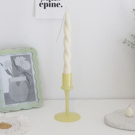 コベントガーデン/neulo ガラスキャンドルホルダー yellow/UC-03【07】[4個] キャンドル、アロマ キャンドルホルダー・スタンド キャンドルスティック インテリア おしゃれ かわいい フラワー ギフト クリスマス