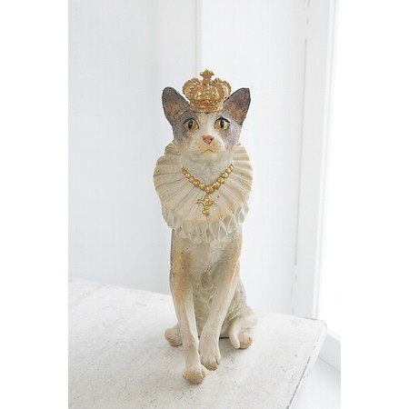 楽天市場】【特典付き】 アンティーク調 クラウン キャット オブジェ