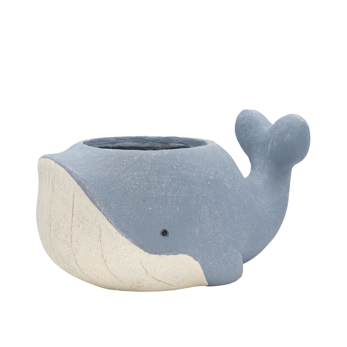 楽天市場】植木鉢 かわいい くじら型 鯨 穴あき ザトウクジラポット