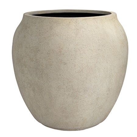 グリーンポット/ルノ ジャー アンティークホワイト 36cm/EB-RJ3635AW【07】 ガーデニング・園芸用品 植木鉢・フラワーポット グラスファイバー鉢 FRP鉢 植木鉢 プランター 軽量 大型 屋外 業務用 丈夫 耐久性 耐候性 割れにくい モダン シンプル
