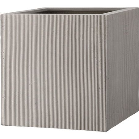【直送】グリーンポット/エンバス キューブ ホワイト 50cm/EB-ES5050WH※返品・代引き・キャンセル不可【07】 ガーデニング・園芸用品 植木鉢・フラワーポット グラスファイバー鉢 庭 グッズ 資材 家庭菜園 観葉植物 おしゃれ かわいい イースター