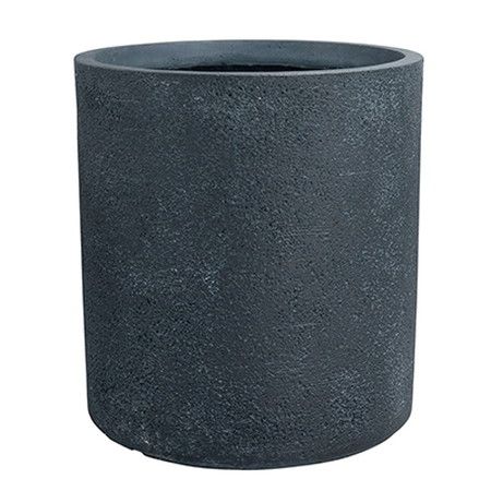 グリーンポット/グレイニー シリンダー ブラック 30cm/GA-3230BK【07】 ガーデニング・園芸用品 植木鉢・フラワーポット セメント鉢 庭 グッズ 資材 家庭菜園 観葉植物 おしゃれ かわいい お月見 お正月 こどもの日 さくらの日 イースター