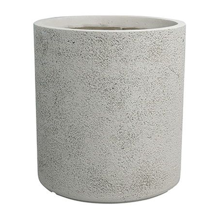 グリーンポット/グレイニー シリンダー ホワイト 30cm/GA-3230WH【07】 ガーデニング・園芸用品 植木鉢・フラワーポット セメント鉢 庭 グッズ 資材 家庭菜園 観葉植物 おしゃれ かわいい お月見 お正月 こどもの日 さくらの日 イースター