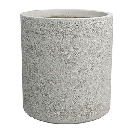 グリーンポット/グレイニー シリンダー ホワイト 40cm/GA-3240WH【07】 ガーデニング・園芸用品 植木鉢・フラワーポット セメント鉢 コンクリート鉢 モルタル鉢 植木鉢 プランター おしゃれ アンティーク ナチュラル モダン 重厚感 質感 多肉植物