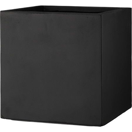 グリーンポット/エイリアス キューブ ブラック 50cm/GA-2250BK【07】 ガーデニング・園芸用品 植木鉢・フラワーポット セメント鉢 庭 グッズ 資材 家庭菜園 観葉植物 おしゃれ かわいい 夏 こどもの日 お月見 お正月 イースター クリスマス