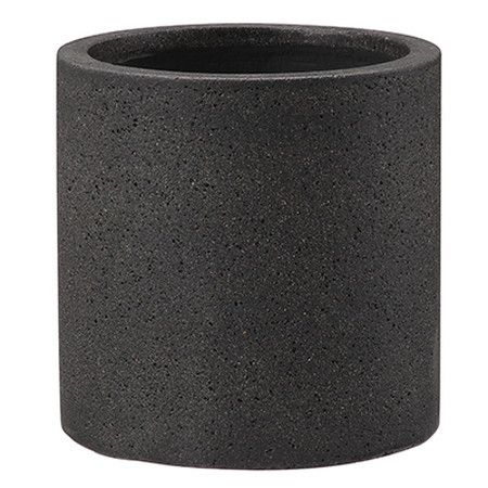 グリーンポット/コーディル シリンダー ブラック 30cm/AN-CC3030SB【07】 ガーデニング・園芸用品 植木鉢・フラワーポット セメント鉢 庭 グッズ 資材 家庭菜園 観葉植物 おしゃれ かわいい お月見 お正月 こどもの日 さくらの日 イースター