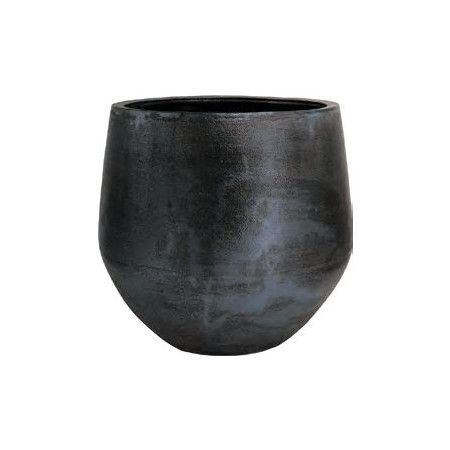 グリーンポット/ライスター エッグ ブラック 45cm/CH-0345BK【08】 ガーデニング・園芸用品 植木鉢・フラワーポット 陶器・セラミック鉢 庭 グッズ 資材 家庭菜園 観葉植物 おしゃれ かわいい イースター ハロウィン 母の日 バラの日