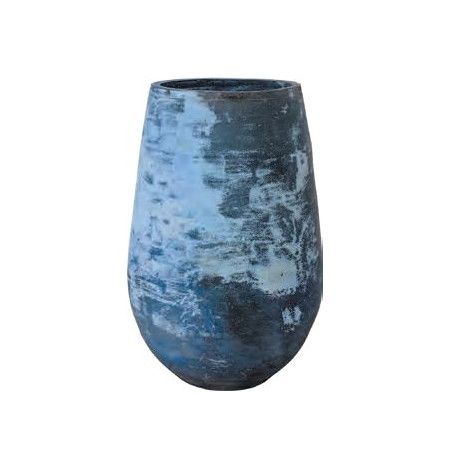 【直送】グリーンポット/ライスター トール ブルーライム 65cm/CH-0465BU※返品・代引き・キャンセル不可【08】 ガーデニング・園芸用品 植木鉢・フラワーポット 陶器・セラミック鉢 庭 グッズ 資材 家庭菜園 観葉植物 おしゃれ かわいい