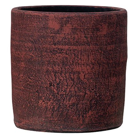 グリーンポット/ジャヤ シリンダー レッド 32cm/RS-JC3232RD【08】 ガーデニング・園芸用品 植木鉢・フラワーポット テラコッタ(素焼き) 庭 グッズ 資材 家庭菜園 観葉植物 おしゃれ かわいい ハロウィン 母の日