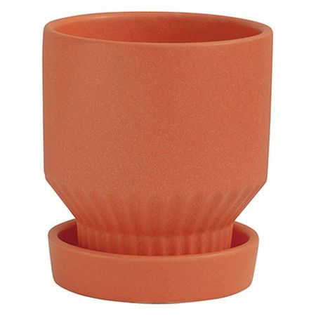 グリーンポット/ラブロー オレンジ 7cm/CP-3607OR【07】[18個] ガーデニング・園芸用品 植木鉢・フラワーポット 陶器・セラミック鉢 植木鉢 プランター 磁器 釉薬 焼き物 おしゃれ 高級 モダン 和風 洋風 観葉植物 花 盆栽 多肉植物 インテリア