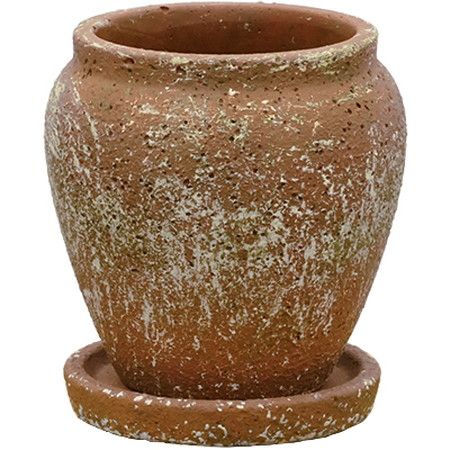 グリーンポット/リブラ ジャー テラ 18cm/NC-220103RG【07】[4個] ガーデニング・園芸用品 植木鉢・フラワーポット セメント鉢 庭 グッズ 資材 家庭菜園 観葉植物 おしゃれ かわいい 夏 こどもの日 お月見 お正月 イースター クリスマス ハロウィン｜花材通販はなどんやアソシエ