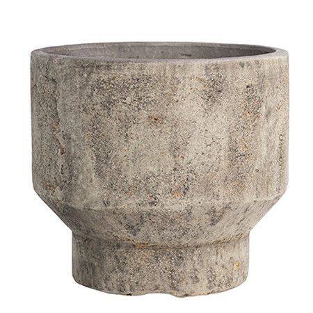 グリーンポット/ハウズ ラウンド アンティークライトグレー 30cm/EB-HZ0330XN【07】 ガーデニング・園芸用品 植木鉢・フラワーポット テラコッタ(素焼き) 庭 グッズ 資材 家庭菜園 観葉植物 おしゃれ かわいい ハロウィン 母の日