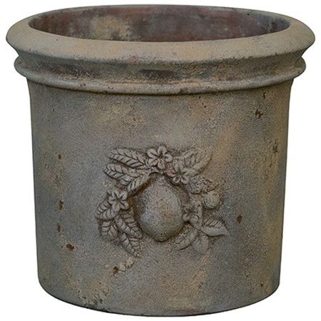 グリーンポット/リモーネ ラウンド アンティコ 42cm/EB-RR4236GI【08】 ガーデニング・園芸用品 植木鉢・フラワーポット テラコッタ(素焼き) 庭 グッズ 資材 家庭菜園 観葉植物 おしゃれ かわいい ハロウィン 母の日